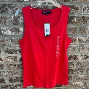 Jones New York Red Women's Tank Top
